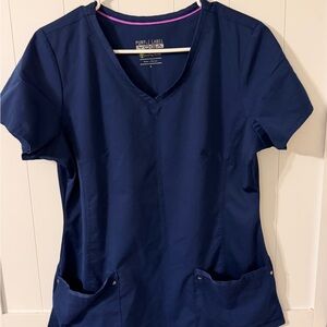Women's Navy Healing Hand Scrub Top